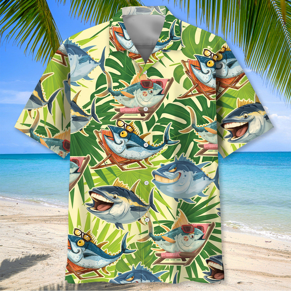 Funny Tuna Fishes Hawaiian Shirt