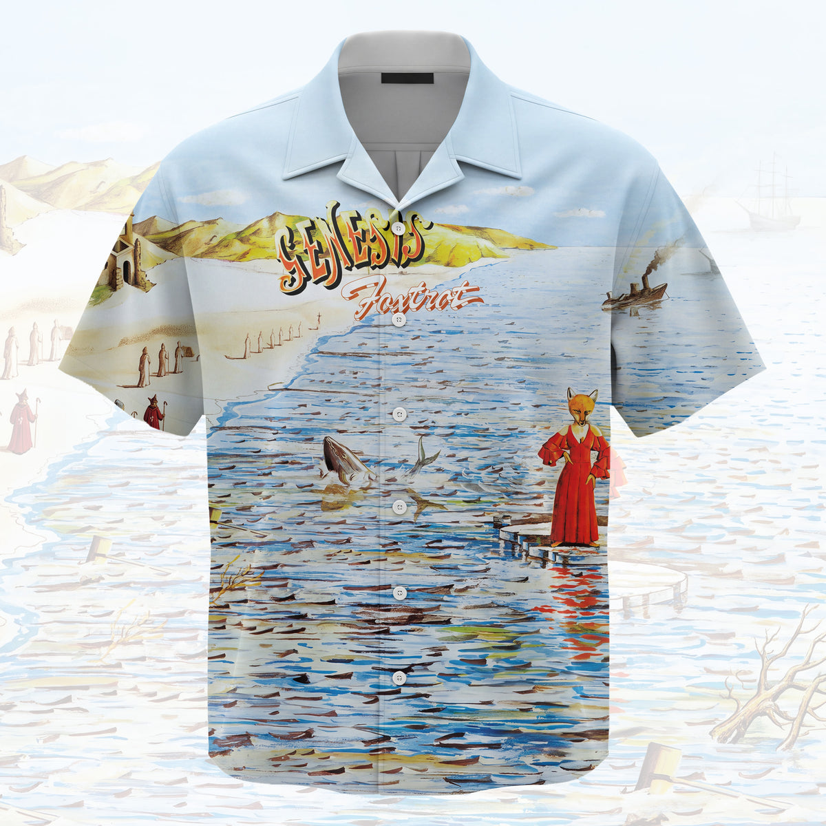 Genesis Foxtrot Unisex Hawaiian Shirt