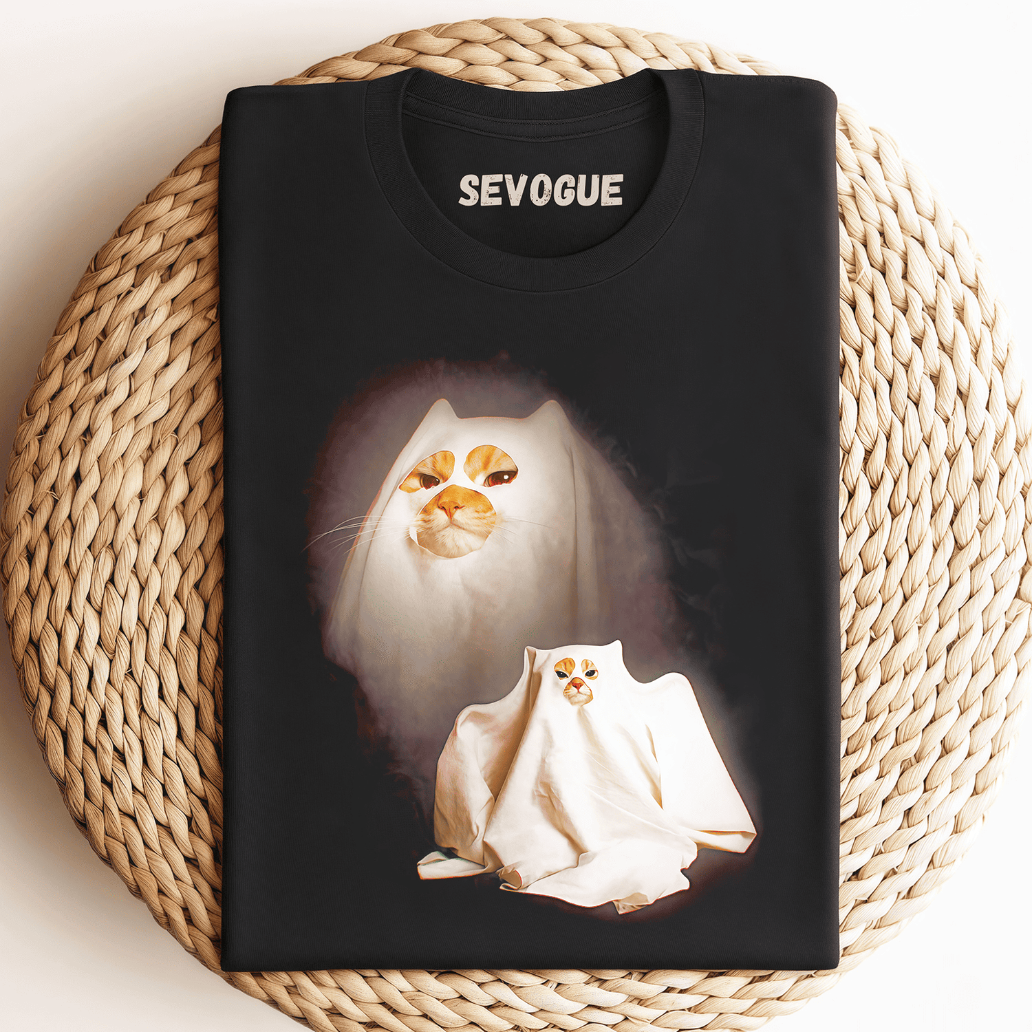 Ghost Kitten Unisex Tee, Sweatshirt & Hoodie