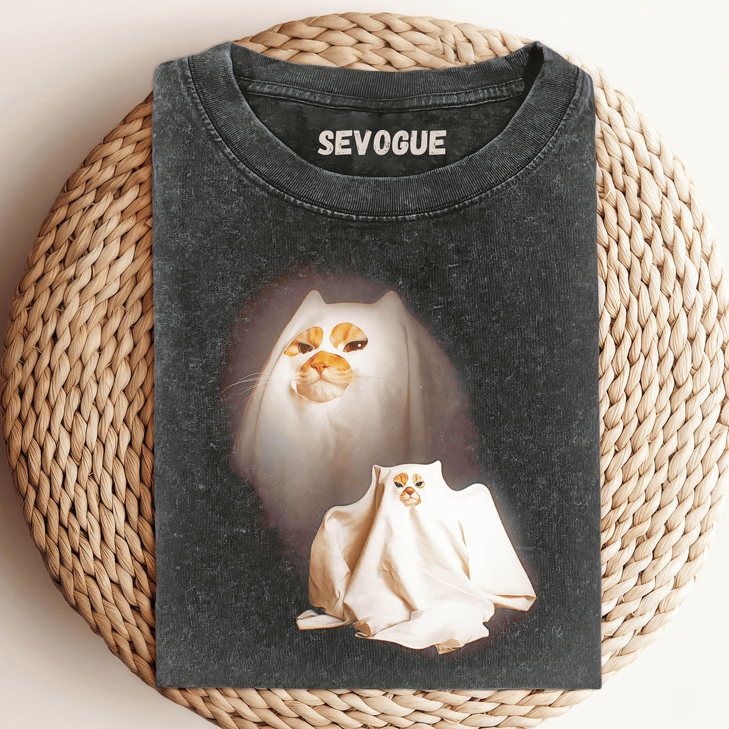 Ghost Kitten Unisex Tee, Sweatshirt & Hoodie