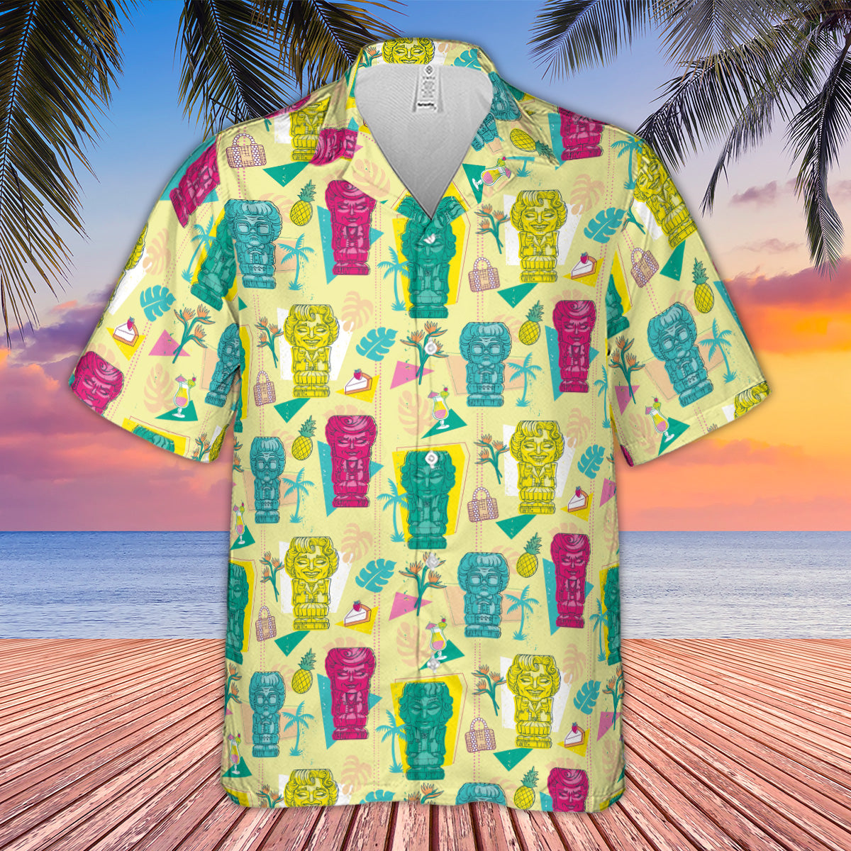 Golden Girls Tiki Shack Aloha Hawaiian Shirt