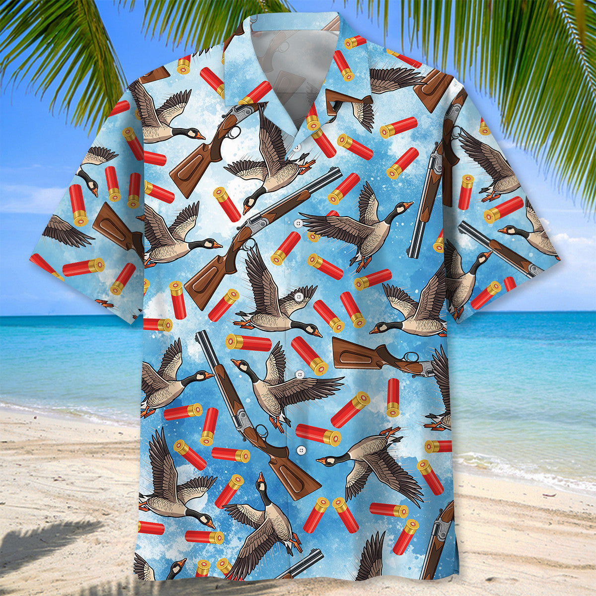 Goose Hunting Hawaiian Shirt