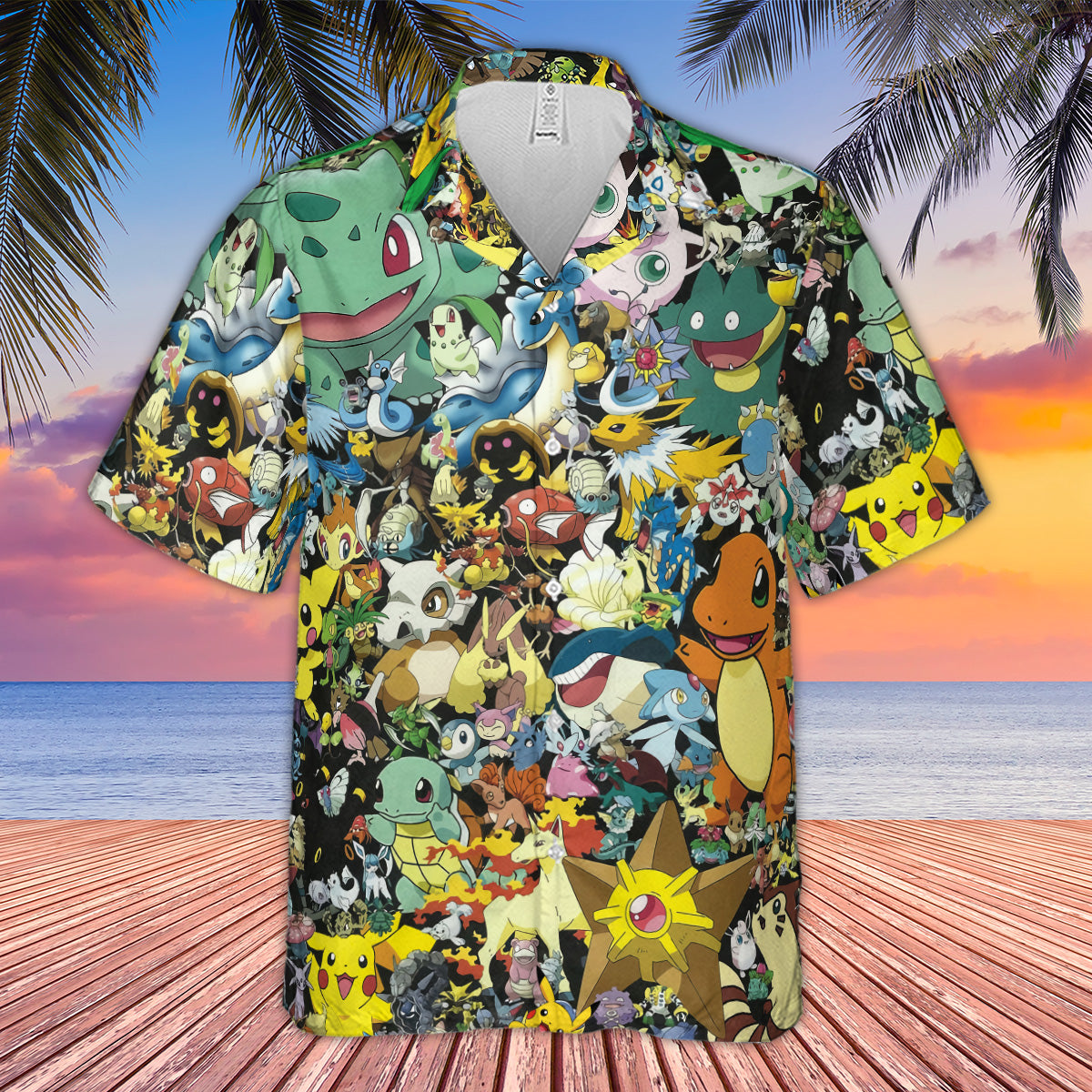 Gotta Catch 'em all Pokemon Hawaiian Shirt