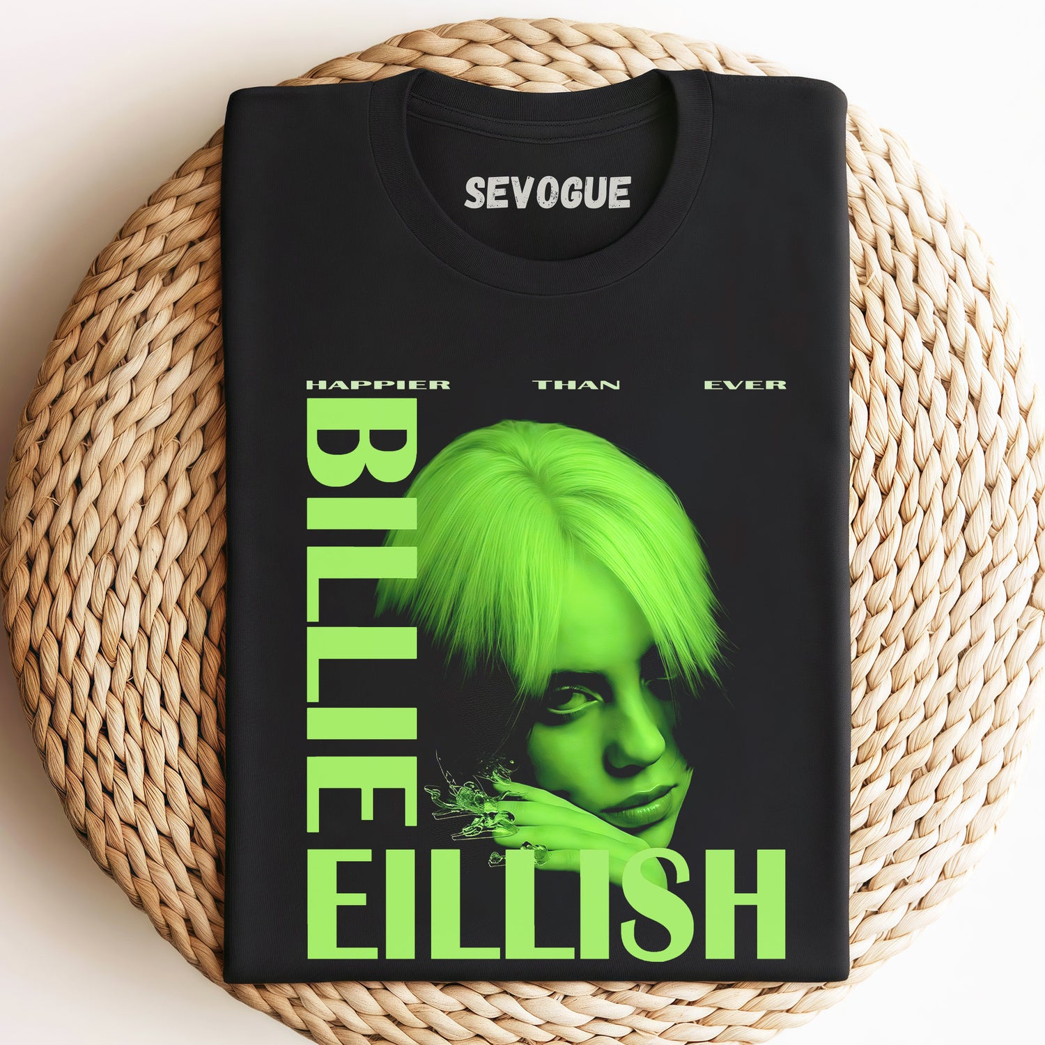 Green Billie Eilish Poster Unisex Tee, Sweatshirt & Hoodie