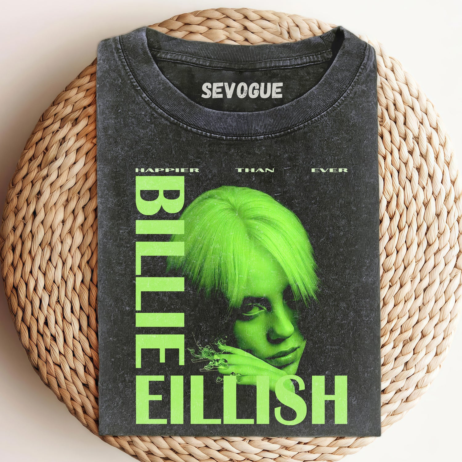 Green Billie Eilish Poster Unisex Tee, Sweatshirt & Hoodie