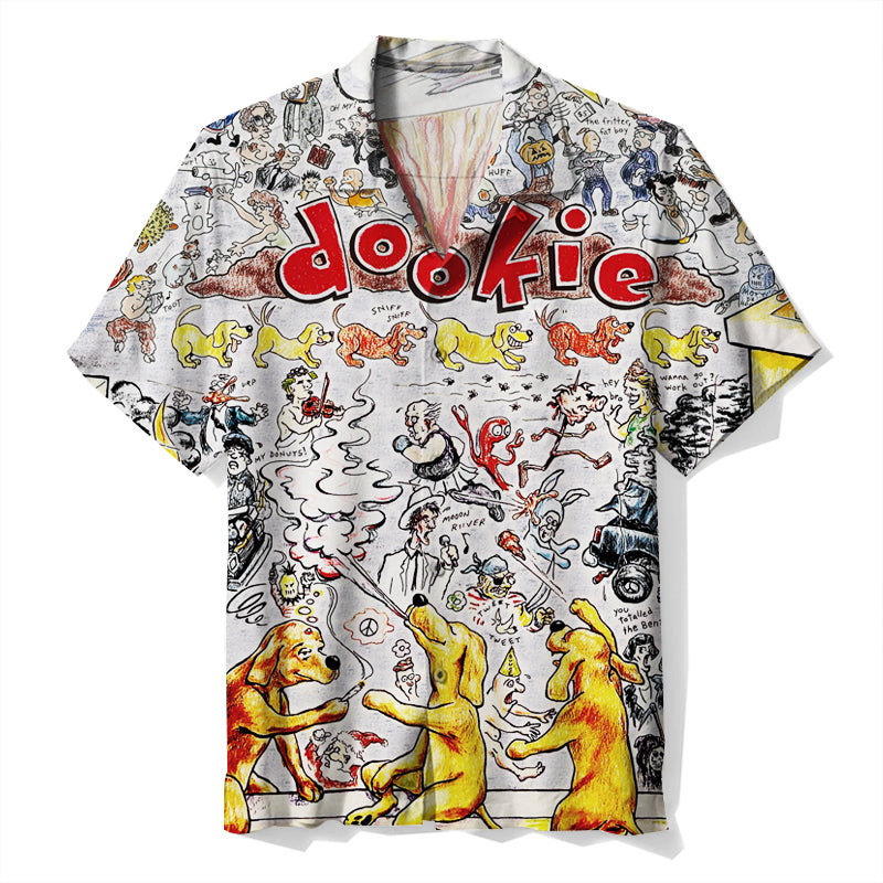 Green Day 2 Dookie Unisex Hawaiian Shirt