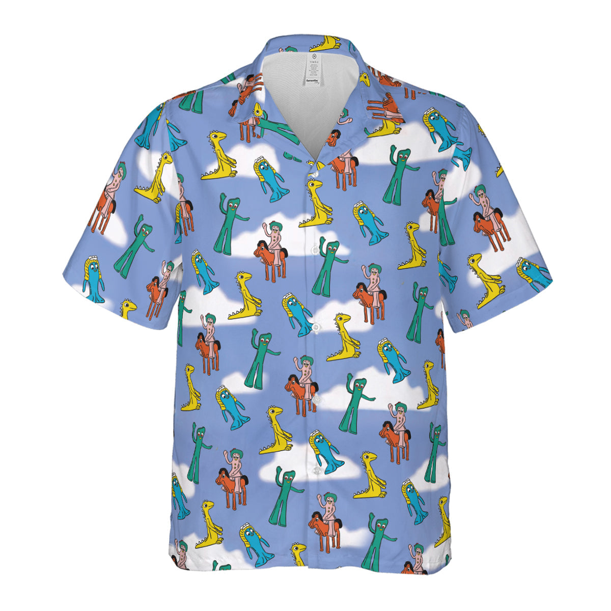 Gumby Characters Hawaiian Shirt