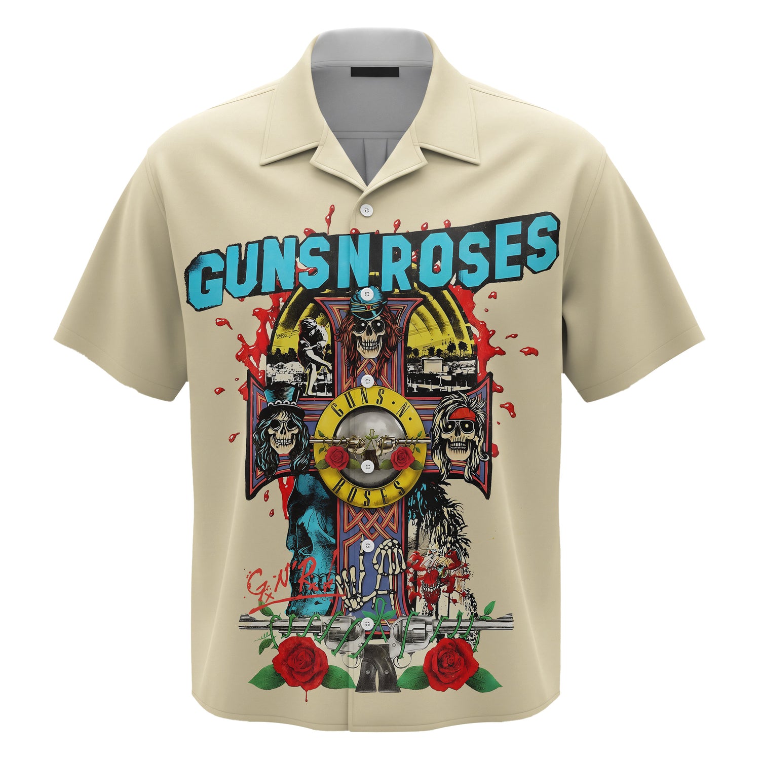 Guns N' Roses Unisex Hawaiian Shirt