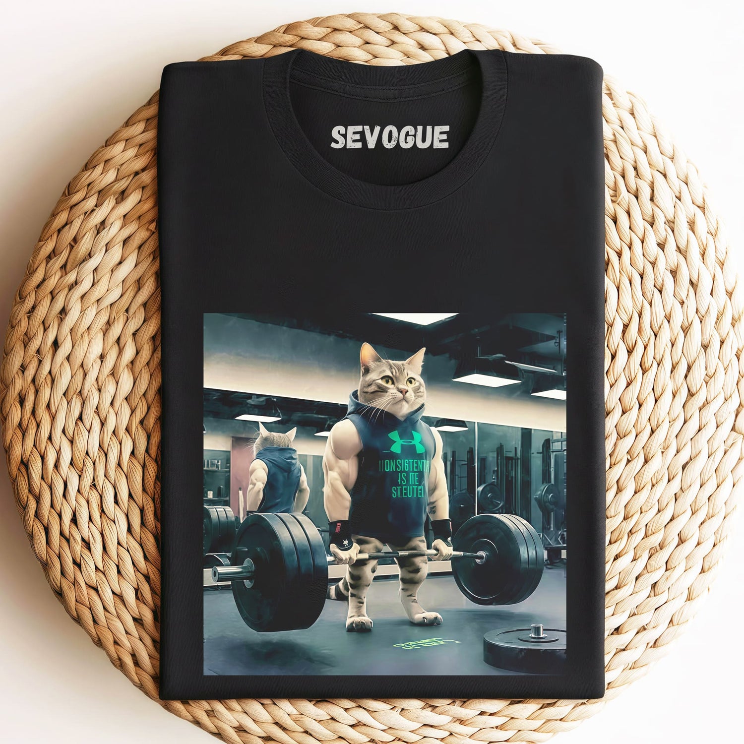 Gym Cat V1 Unisex Tee, Sweatshirt & Hoodie