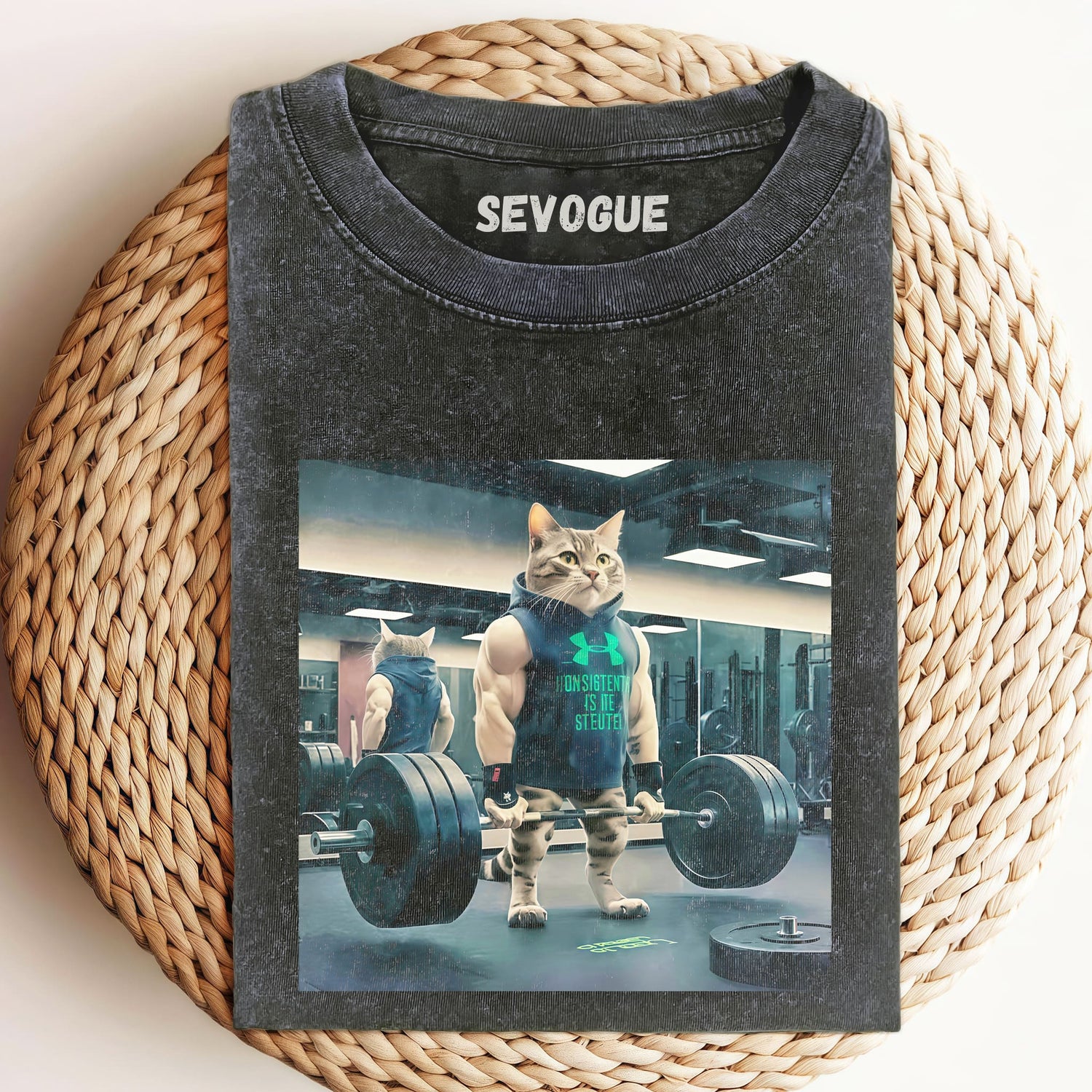 Gym Cat V1 Unisex Tee, Sweatshirt & Hoodie