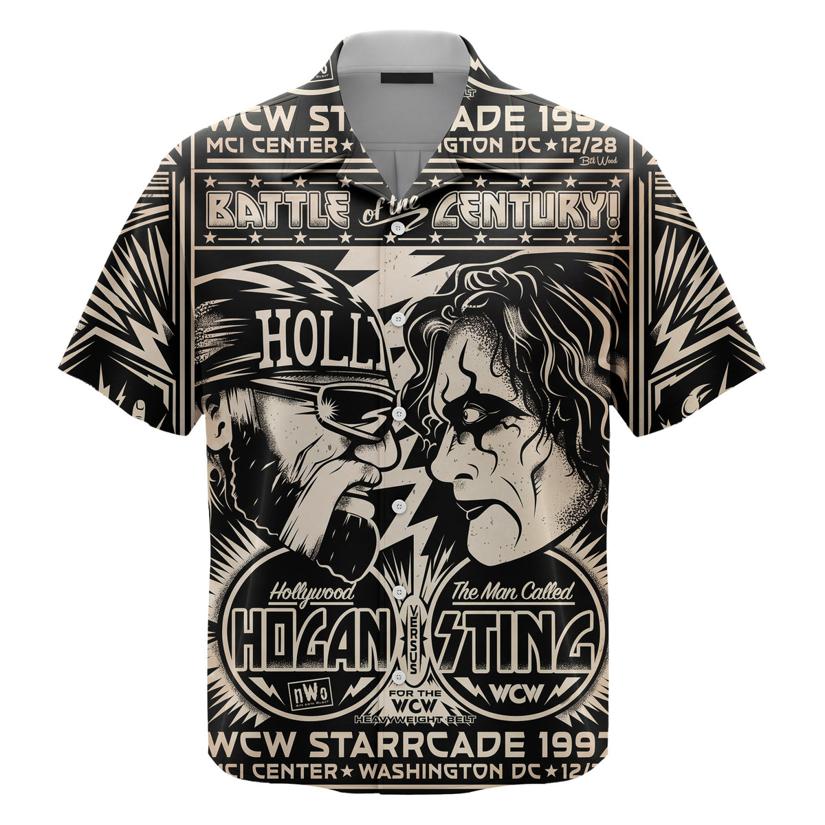 HOLLYWOOD HDGAN VS THE MAN CALLED STING Universal Hawaiian Shirt