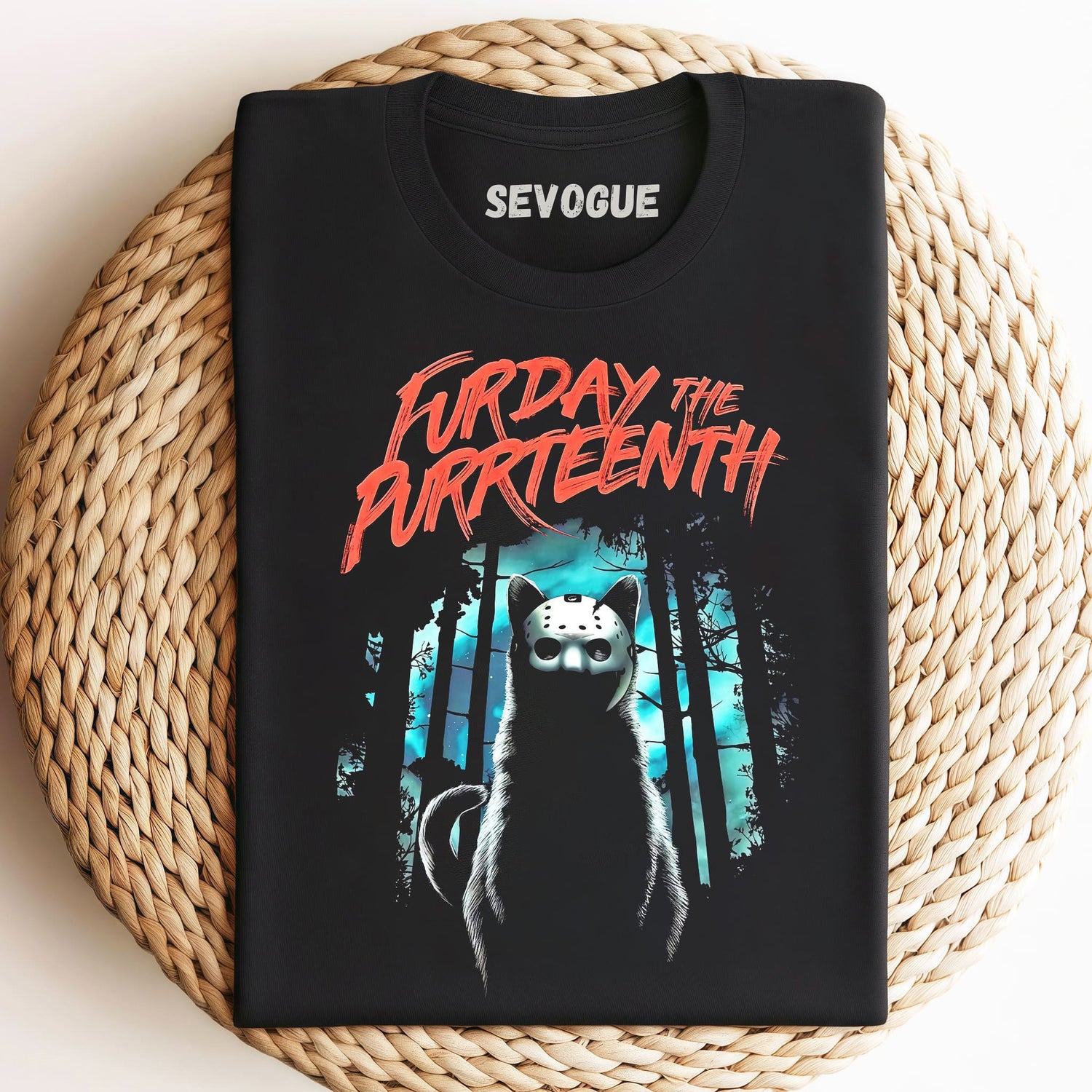 Halloween Retro Cat V5 Unisex Tee, Sweatshirt & Hoodie