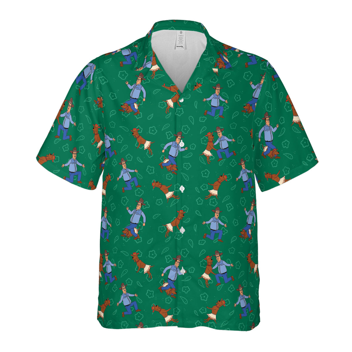 Hank Hill and Ladybird Dancing Hawaiian Shirt