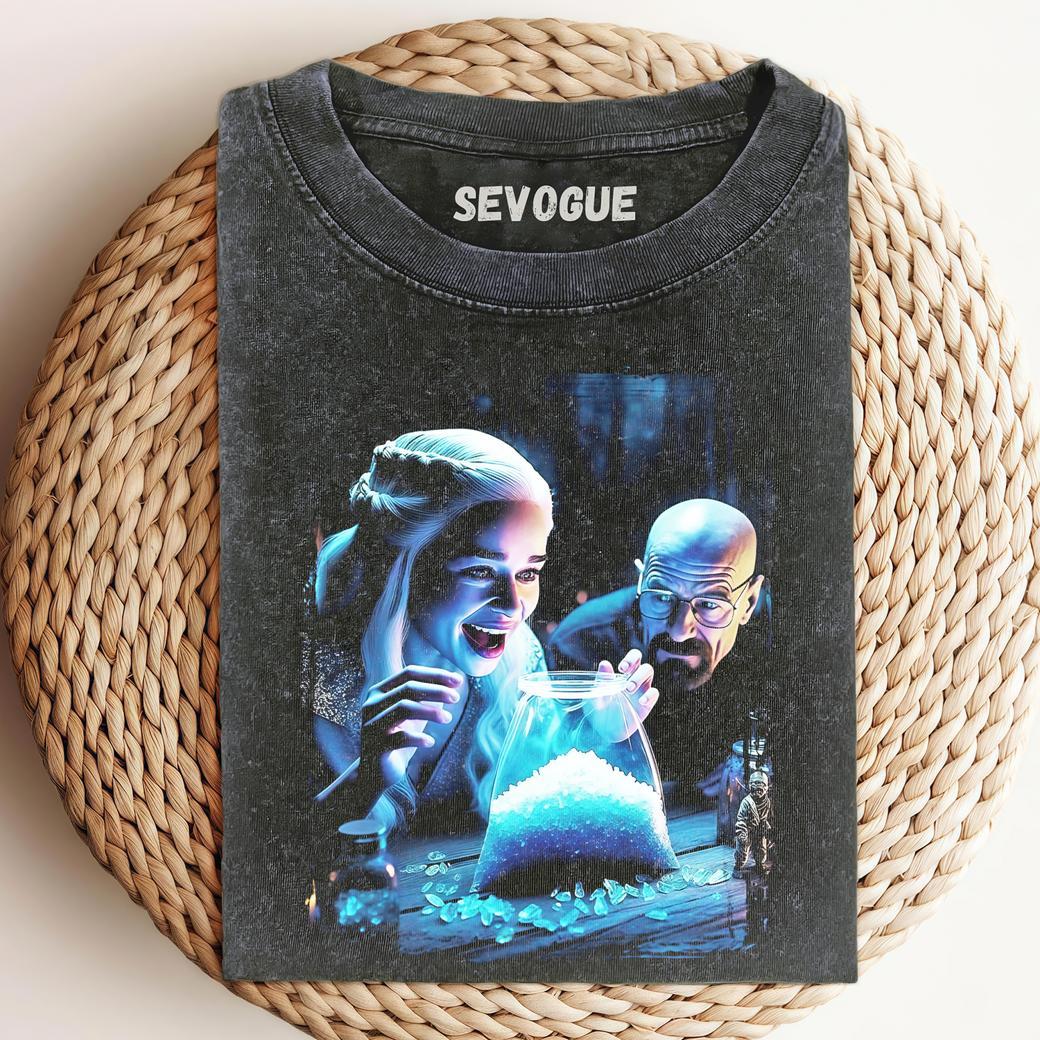 Heisenberg Khaleesi Blue Crystal Walter Unisex Tee, Sweatshirt & Hoodie