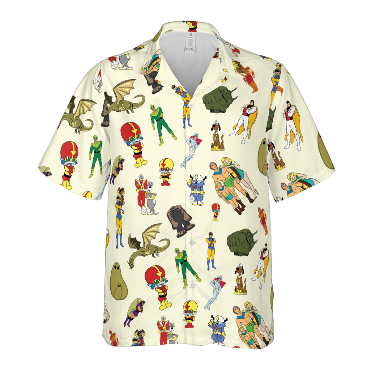 Herculoids and The Rest Of Hanna Barbera Space Stars Hawaiian Shirt