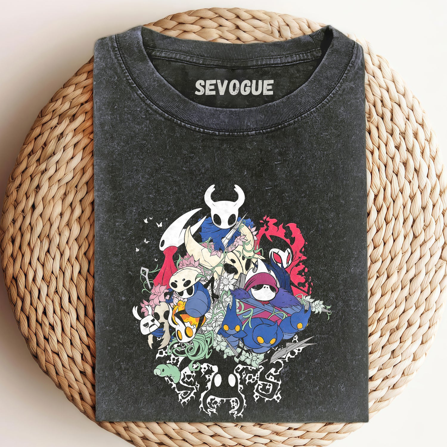 Hollow Knight Silksong Unisex Washed Unisex Tee, Sweatshirt & Hoodi