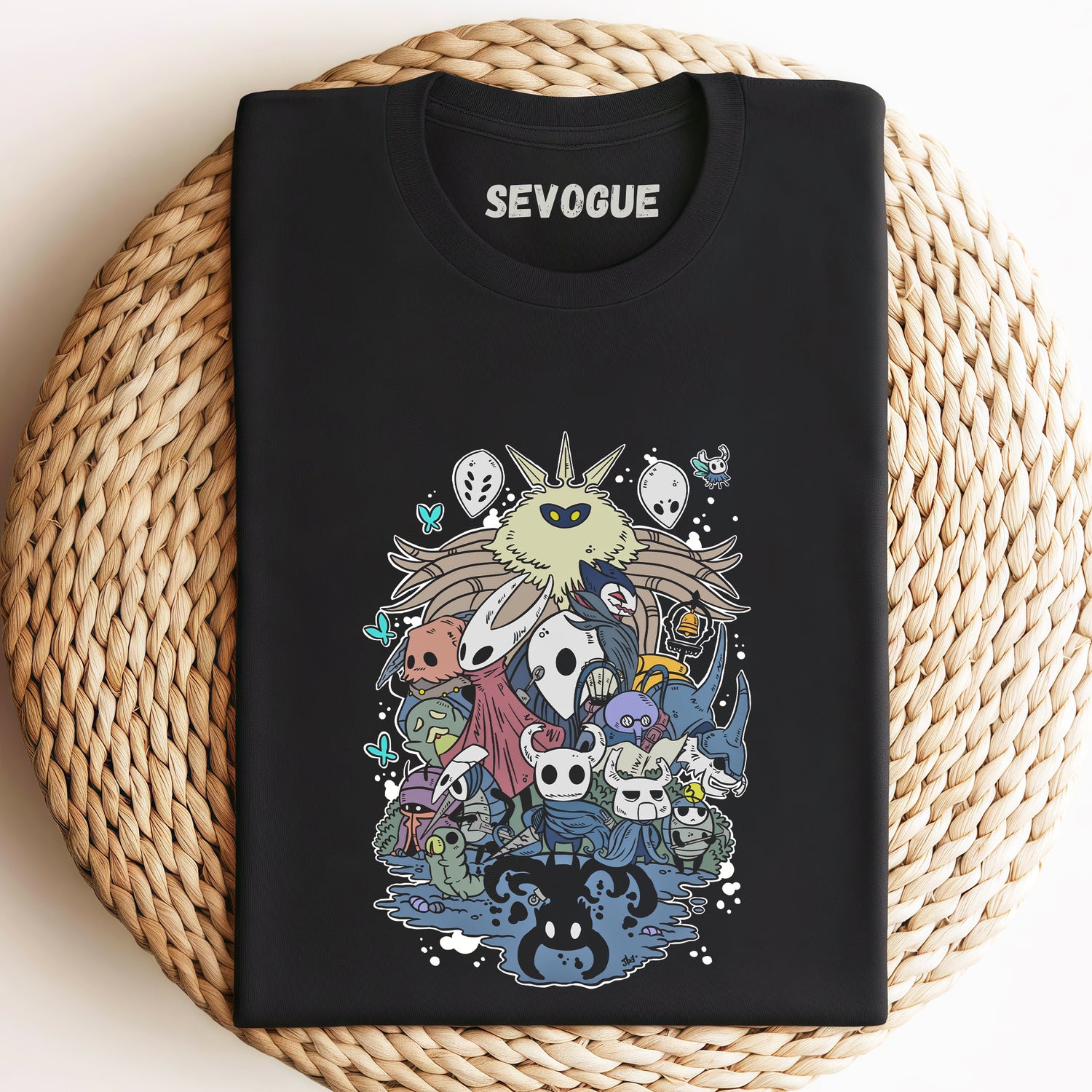 Hollow Knight Silksong Unisex Washed V1 Unisex Tee, Sweatshirt & Hoodi