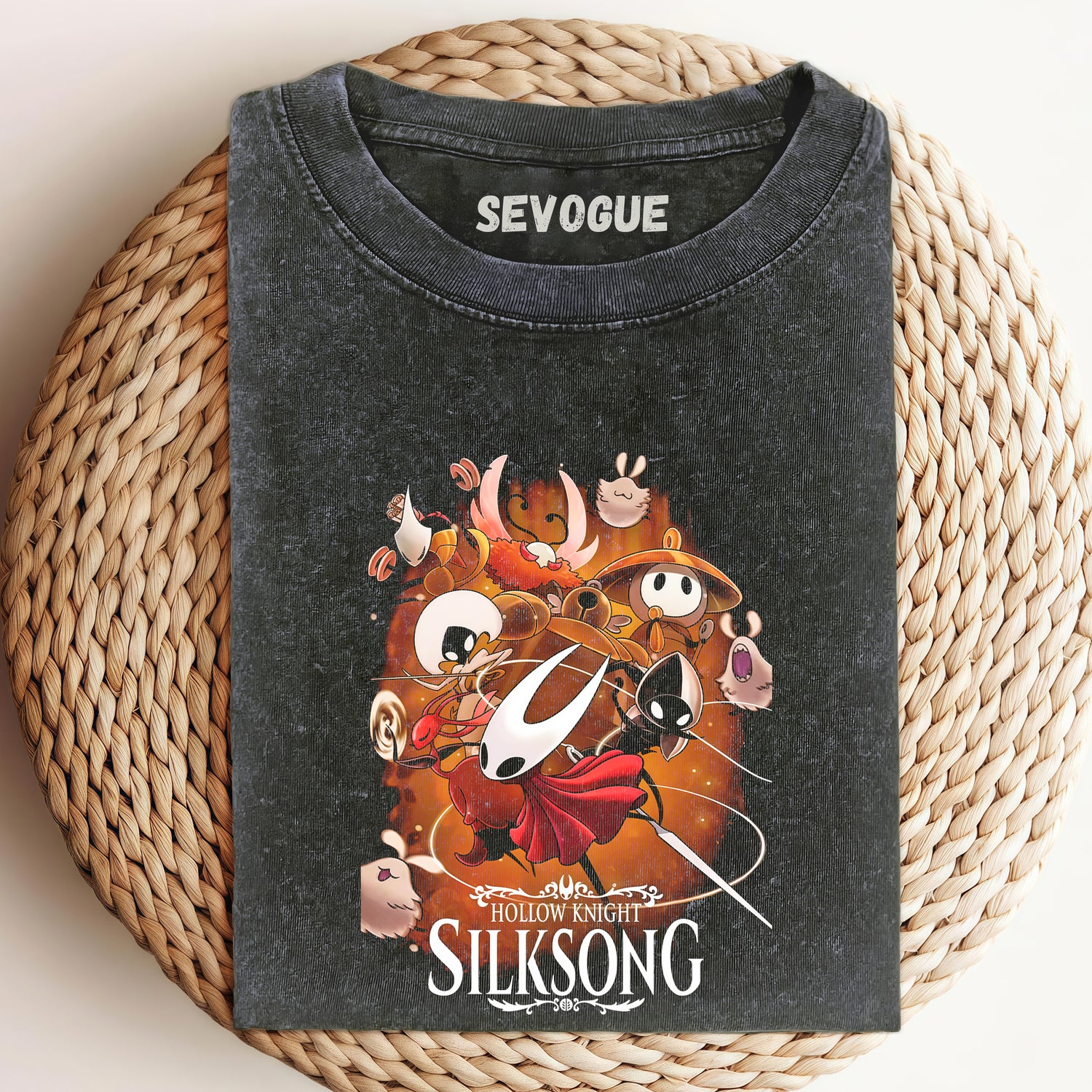 Hollowk Night Silk Song Washed Unisex Tee, Sweatshirt & Hoodi