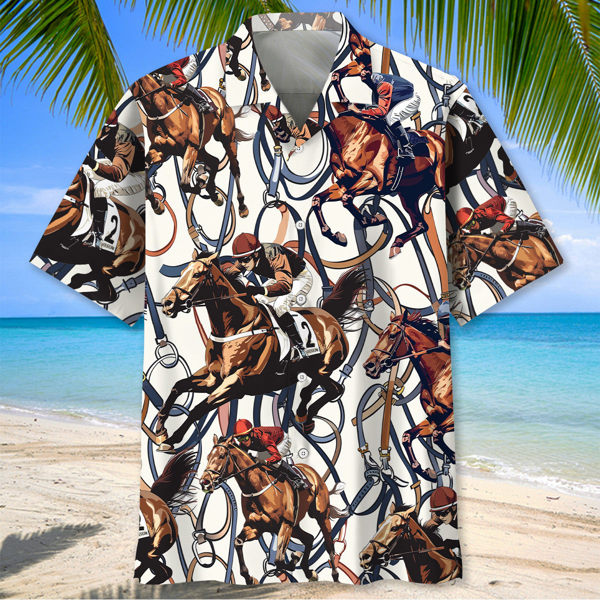 Horse Racing Jockey Hawaiian Shirt