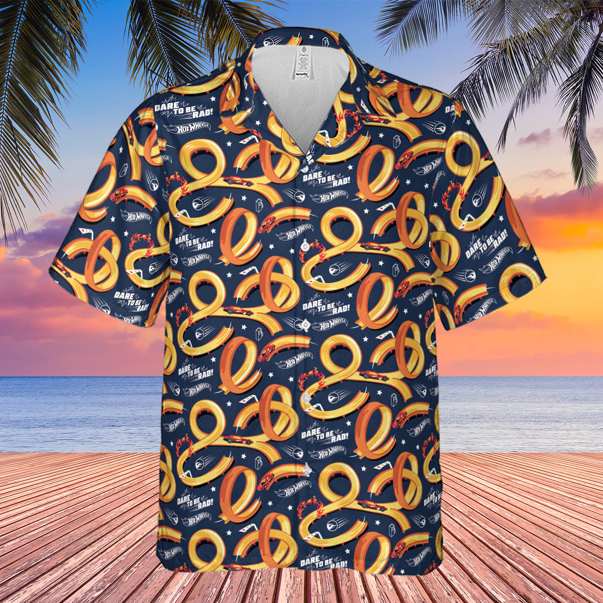 Hot Wheels Hawaiian Shirt