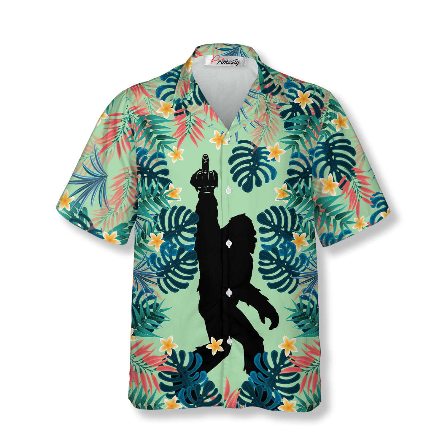 I Hate People Bigfoot Hawaiian Shirts