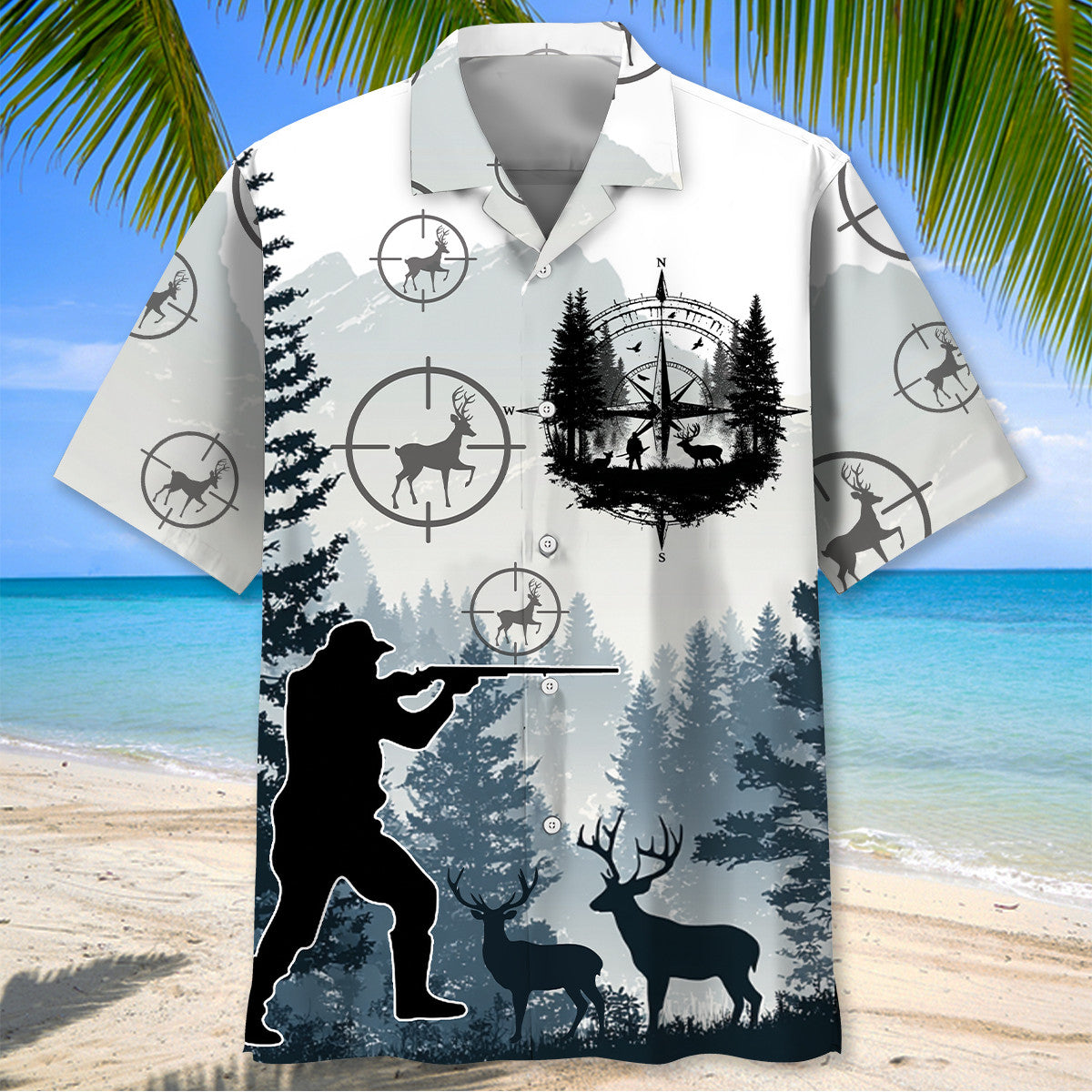 I Like Deer Hunting Forest Hawaiian Shirt