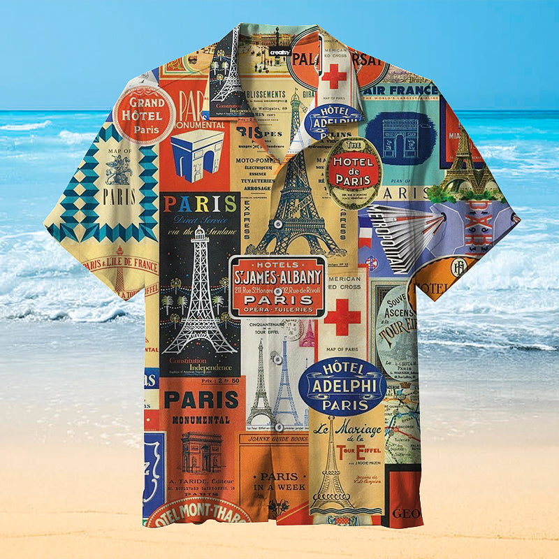 I Love Paris |Universal Hawaiian Shirt