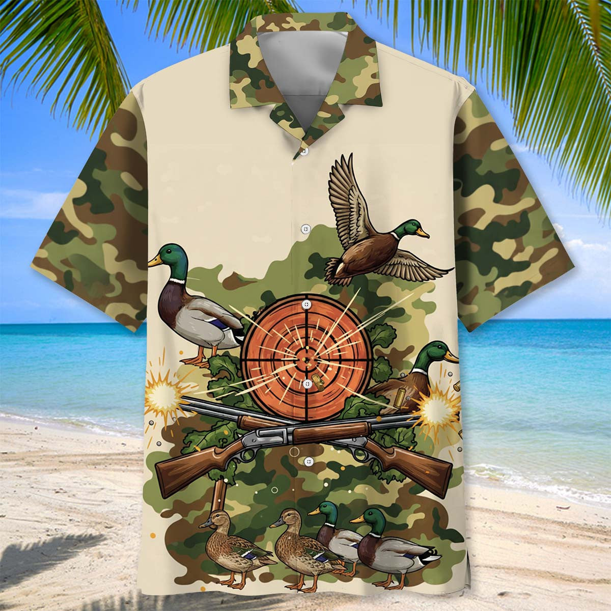 I Work Just Enough To Support My Duck Hunting Habit Hawaiian Shirt
