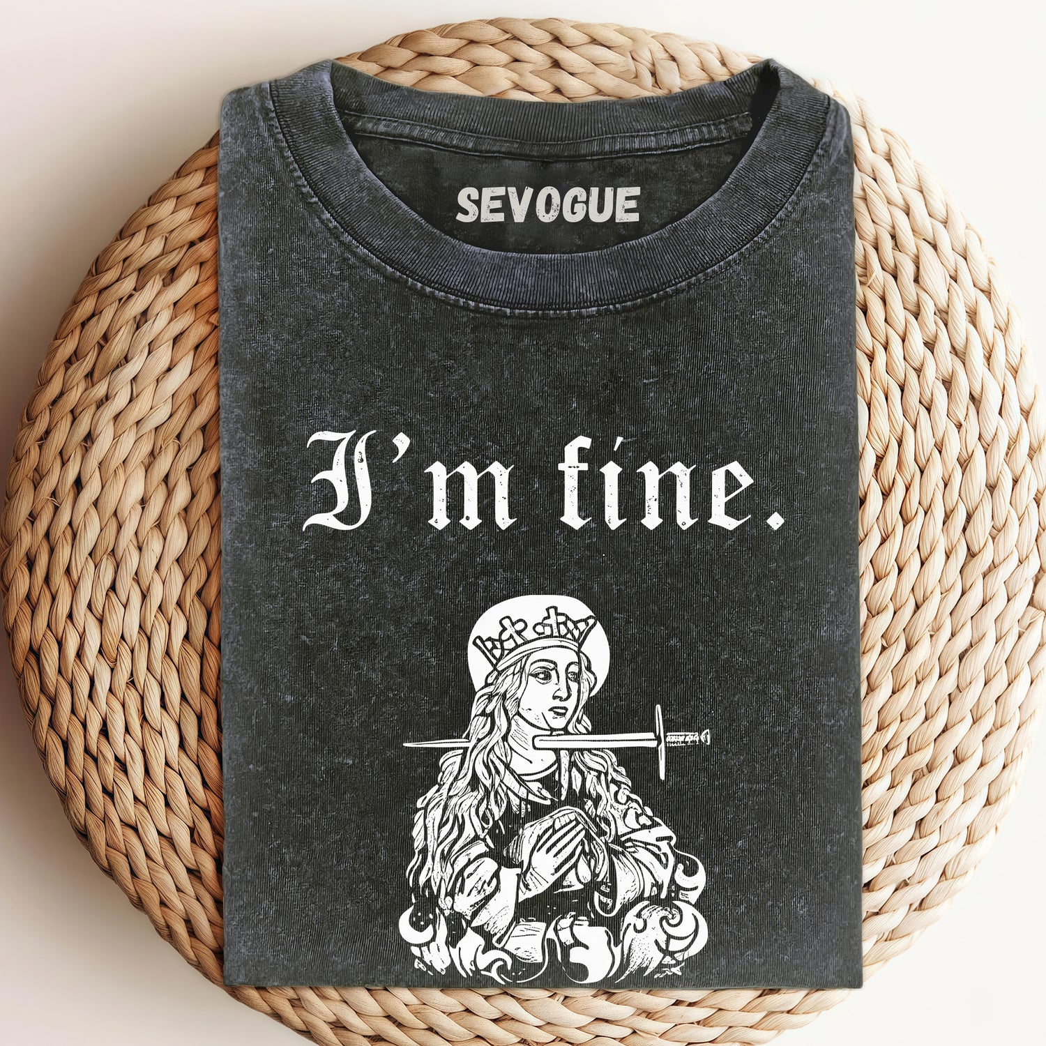 I'm Fine Vintage Unisex Tee, Sweatshirt & Hoodi