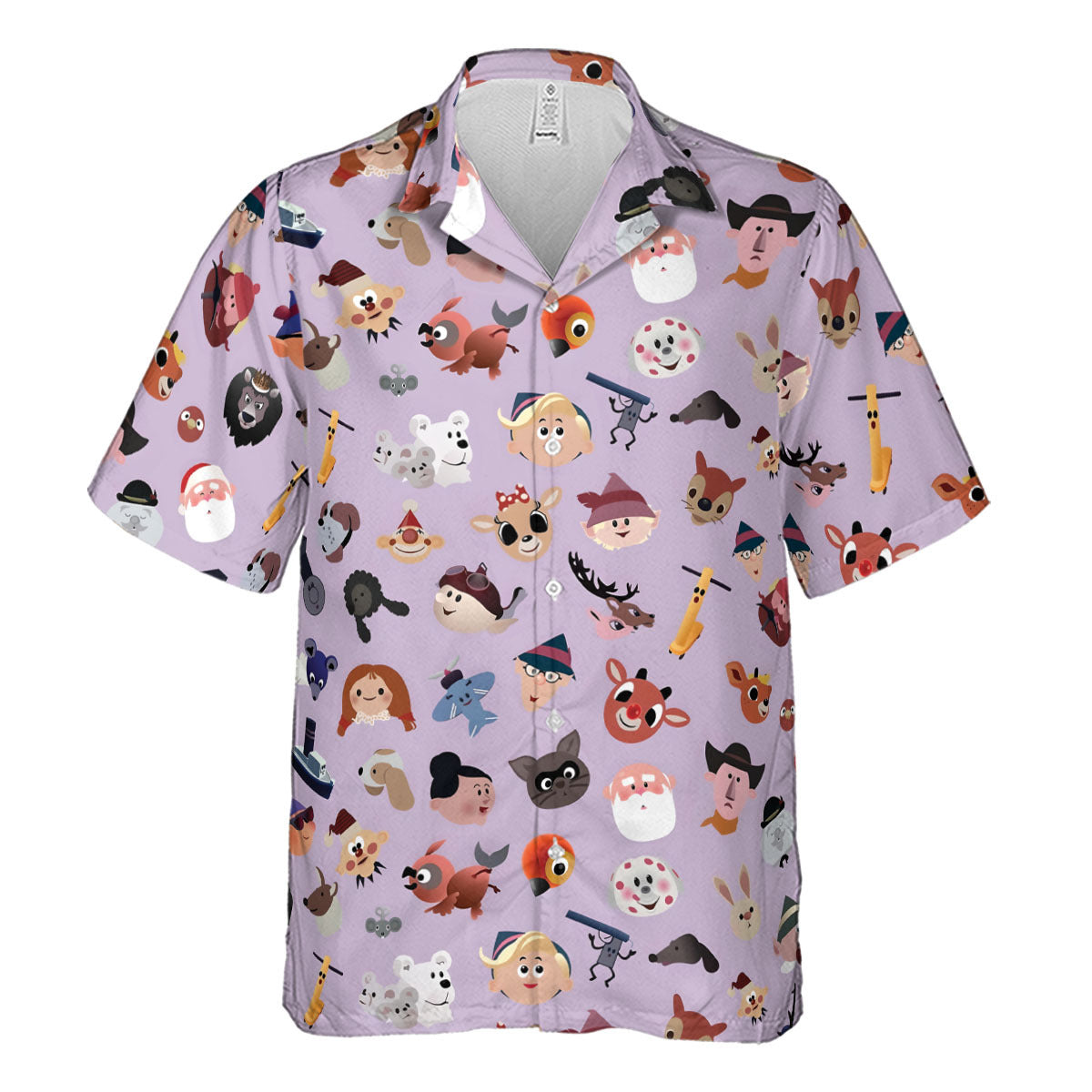 Iconography Rudolph the Red-Nosed Reindeer Hawaiian Shirt