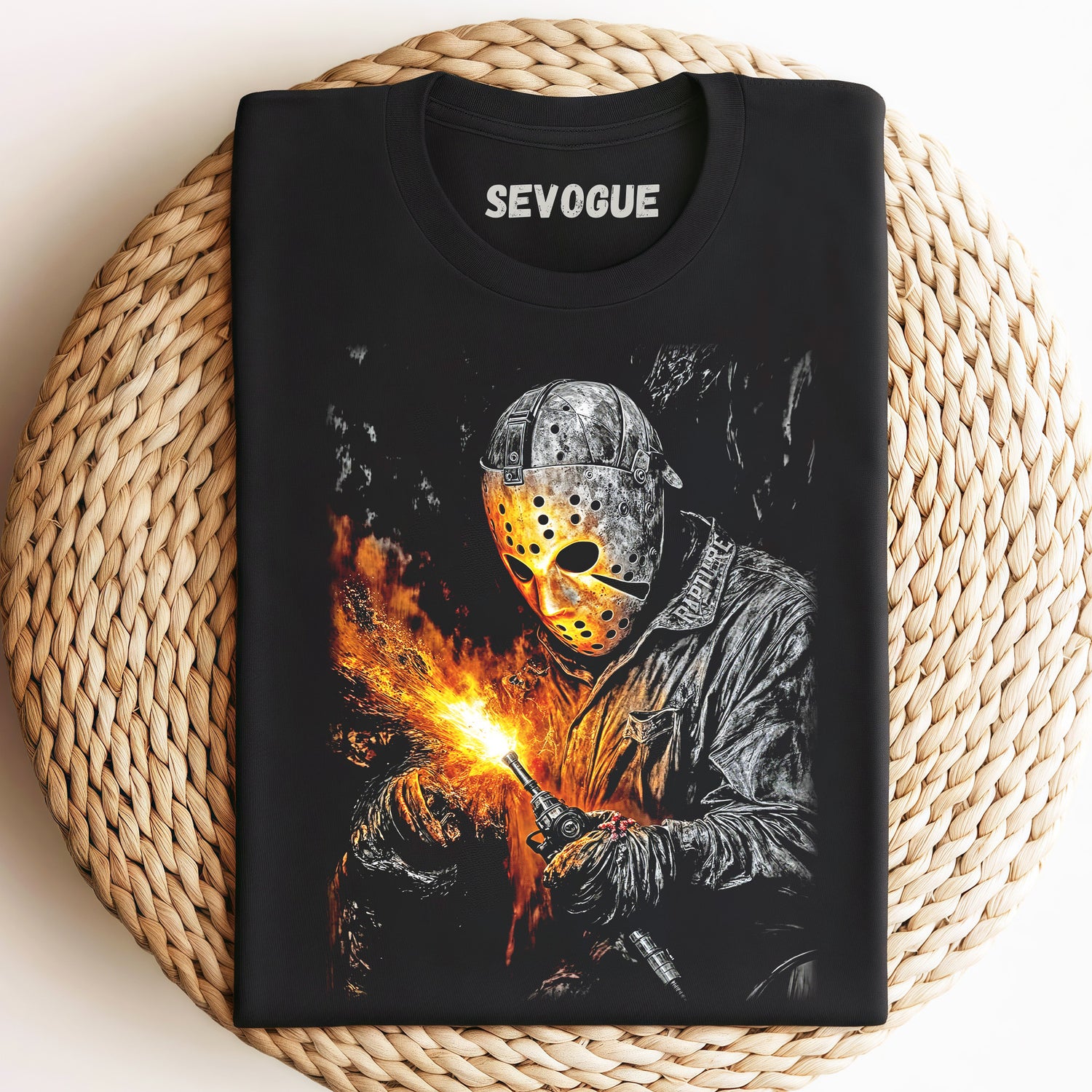 Jason Voorhees Lights A Fire Unisex Tee, Sweatshirt & Hoodi