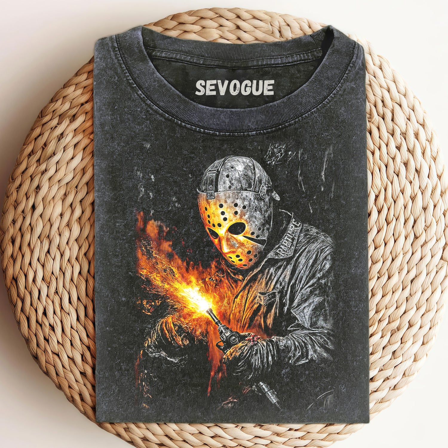 Jason Voorhees Lights A Fire Unisex Tee, Sweatshirt & Hoodi