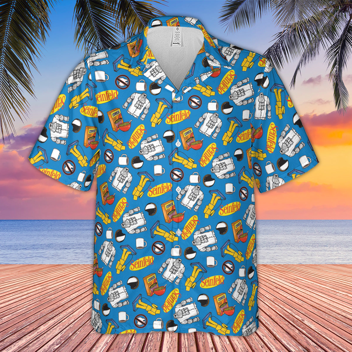 Jerry Seinfeld Comedian Pattern Hawaiian Shirt