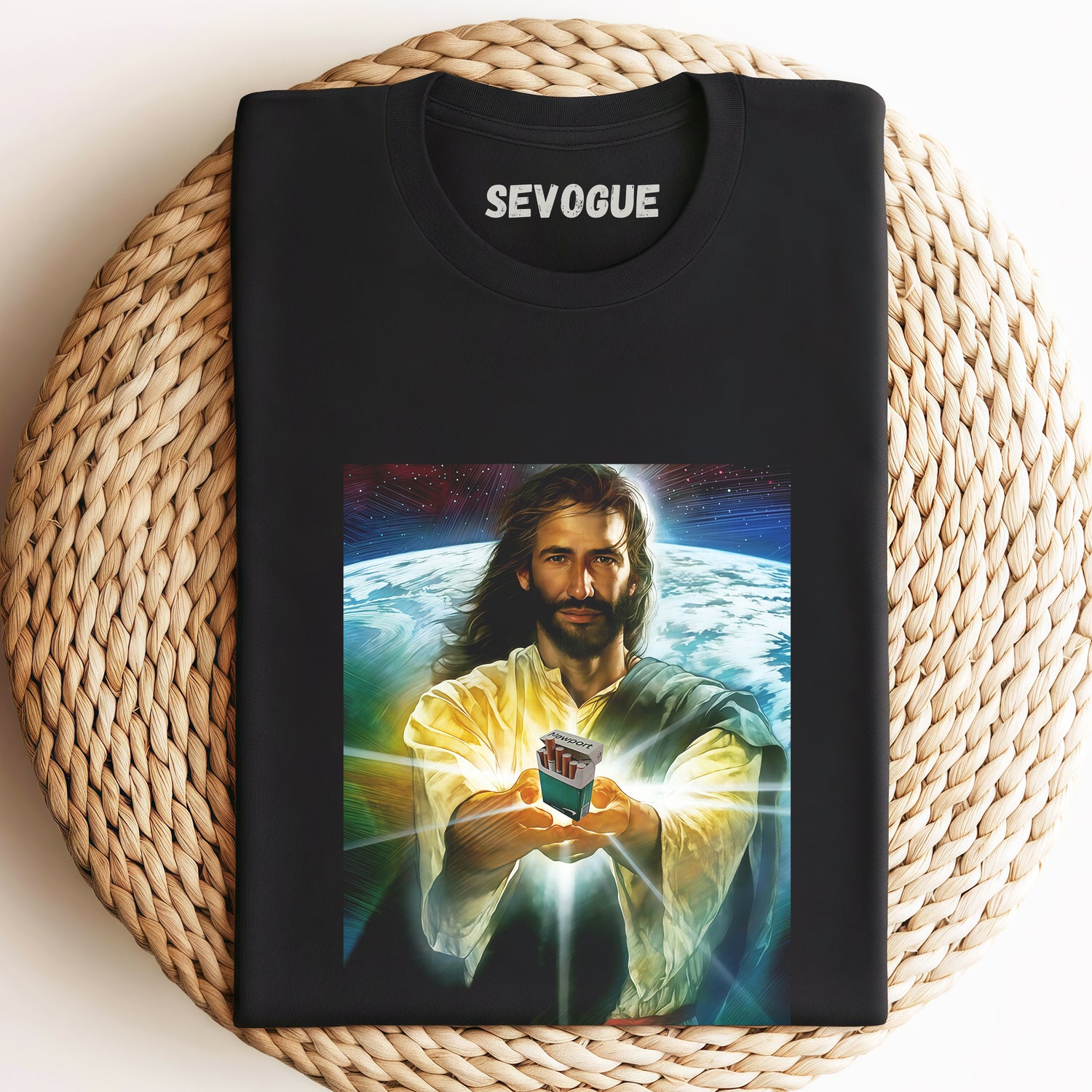 Jesus Cigarette Unisex Tee, Sweatshirt & Hoodi