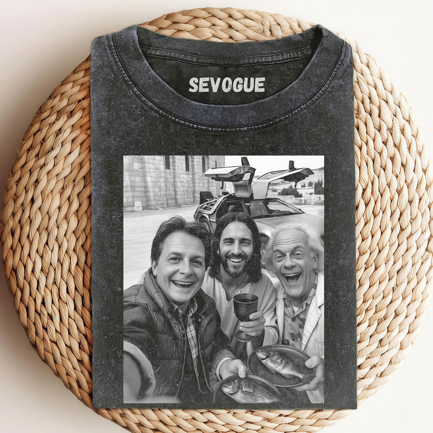 Jesus & Back To The Future Unisex Tee, Sweatshirt & Hoodie