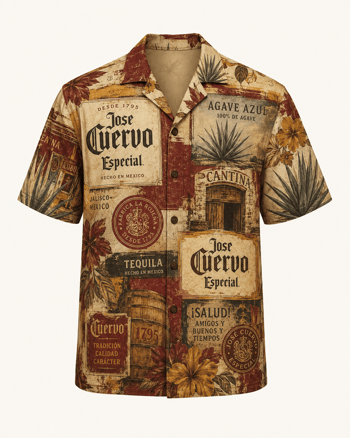 Jose Cuervo Vintage Cantina Hawaiian Shirt