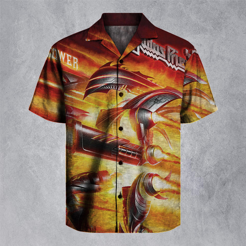 Judas Priest - FIREPOWER Unisex Hawaiian Shirt