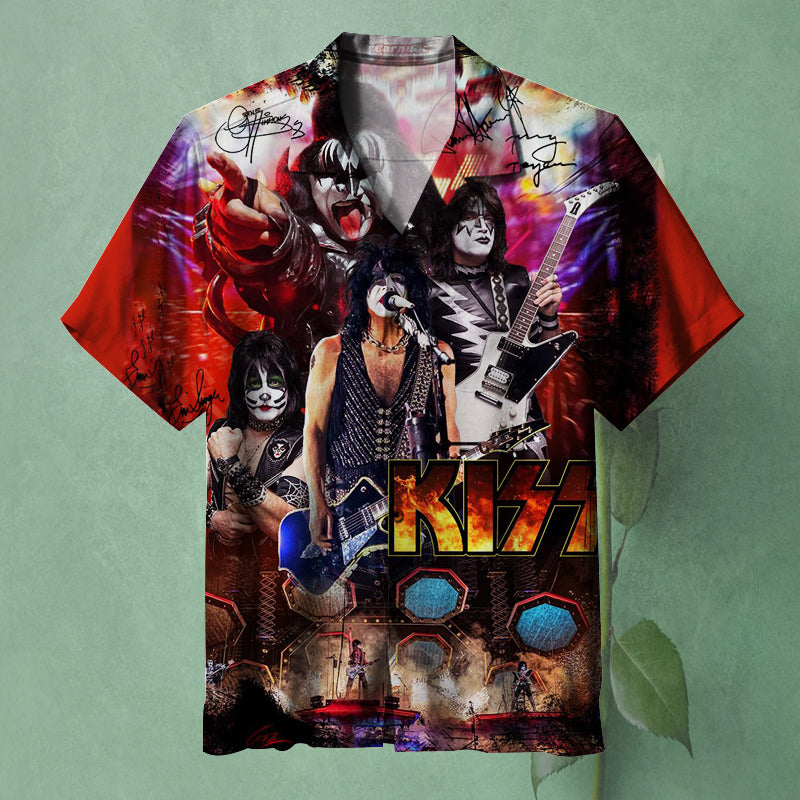 KISS Band Unisex Hawaiian Shirt