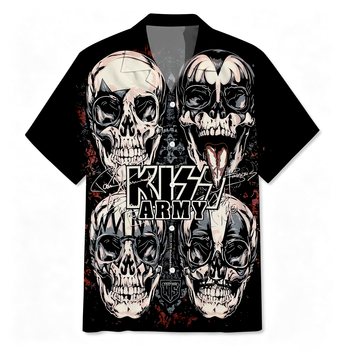 KISS Band Unisex Hawaiian Shirt