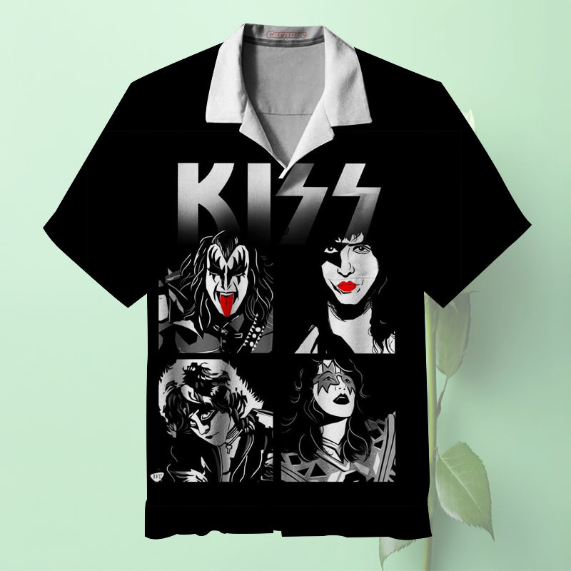 KISS Band Unisex Hawaiian Shirt