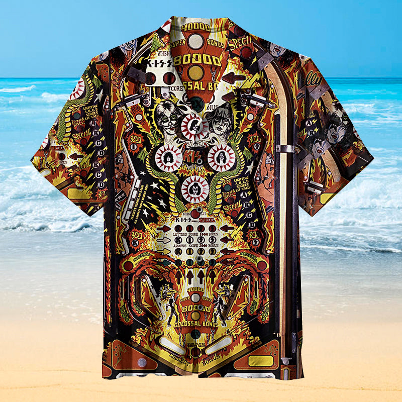 KISS Pinball Table Universal Hawaiian Shirt