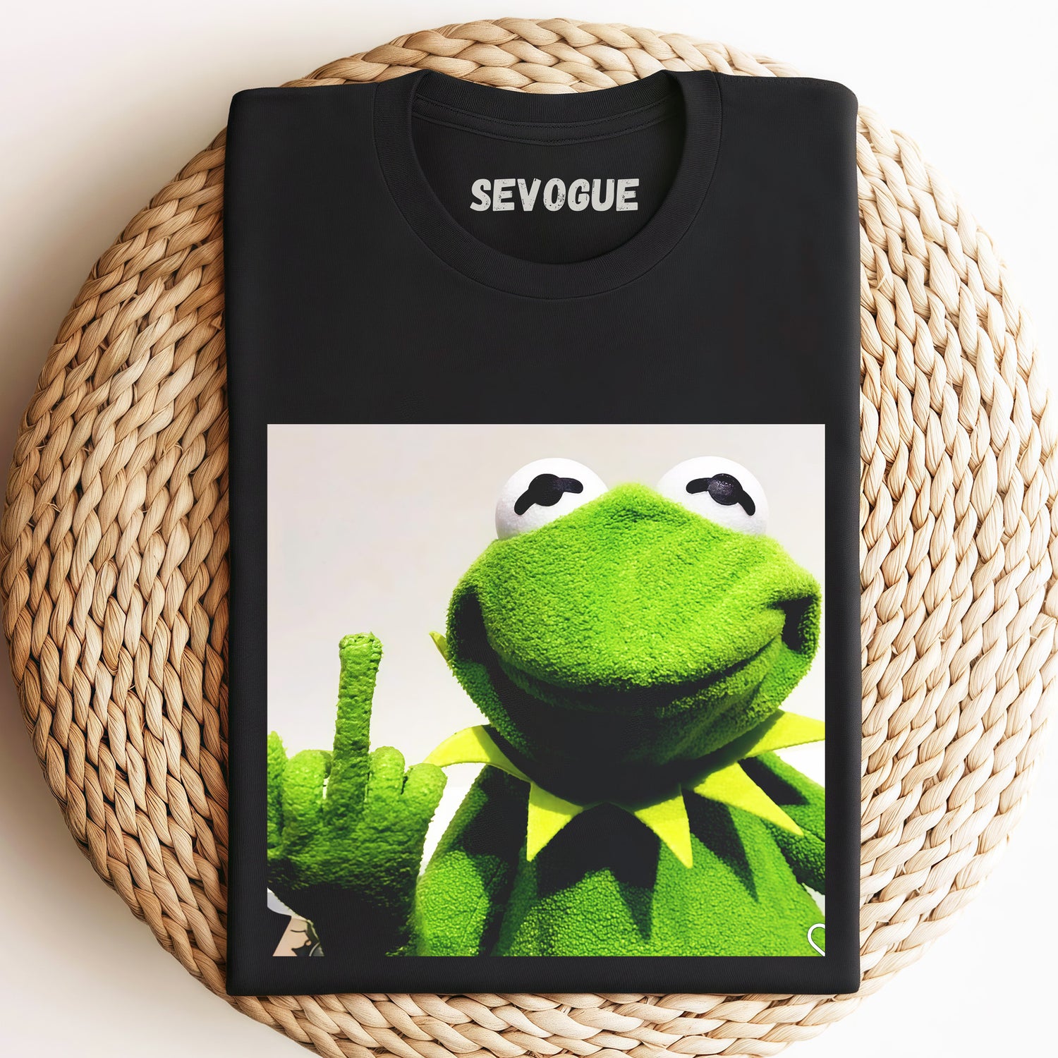 Kermit The Frog Gives The Middle Finger Unisex Tee, Sweatshirt & Hoodi