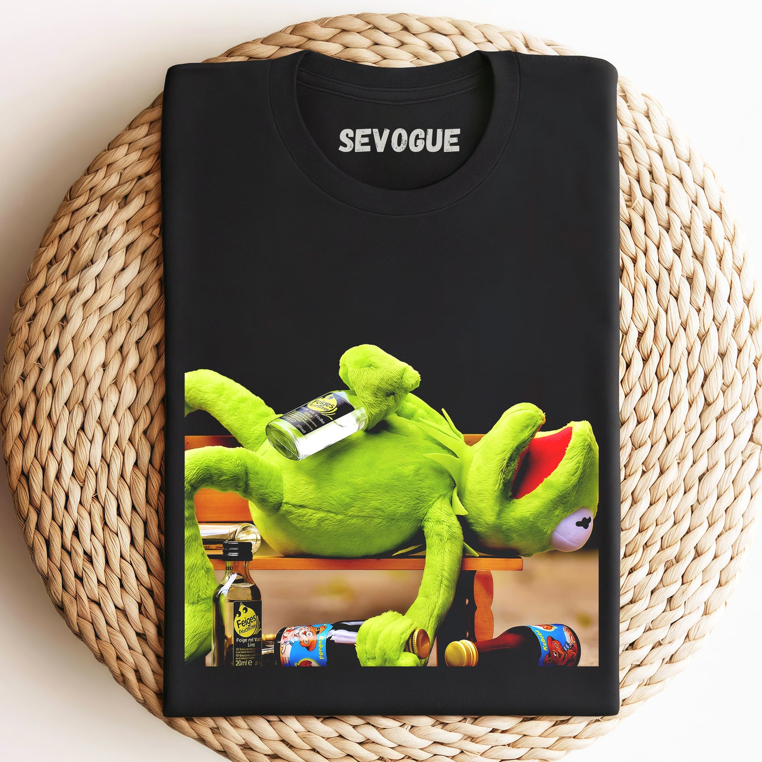 Kermit The Frog Is Drunk Unisex Tee, Sweatshirt & Hoodi