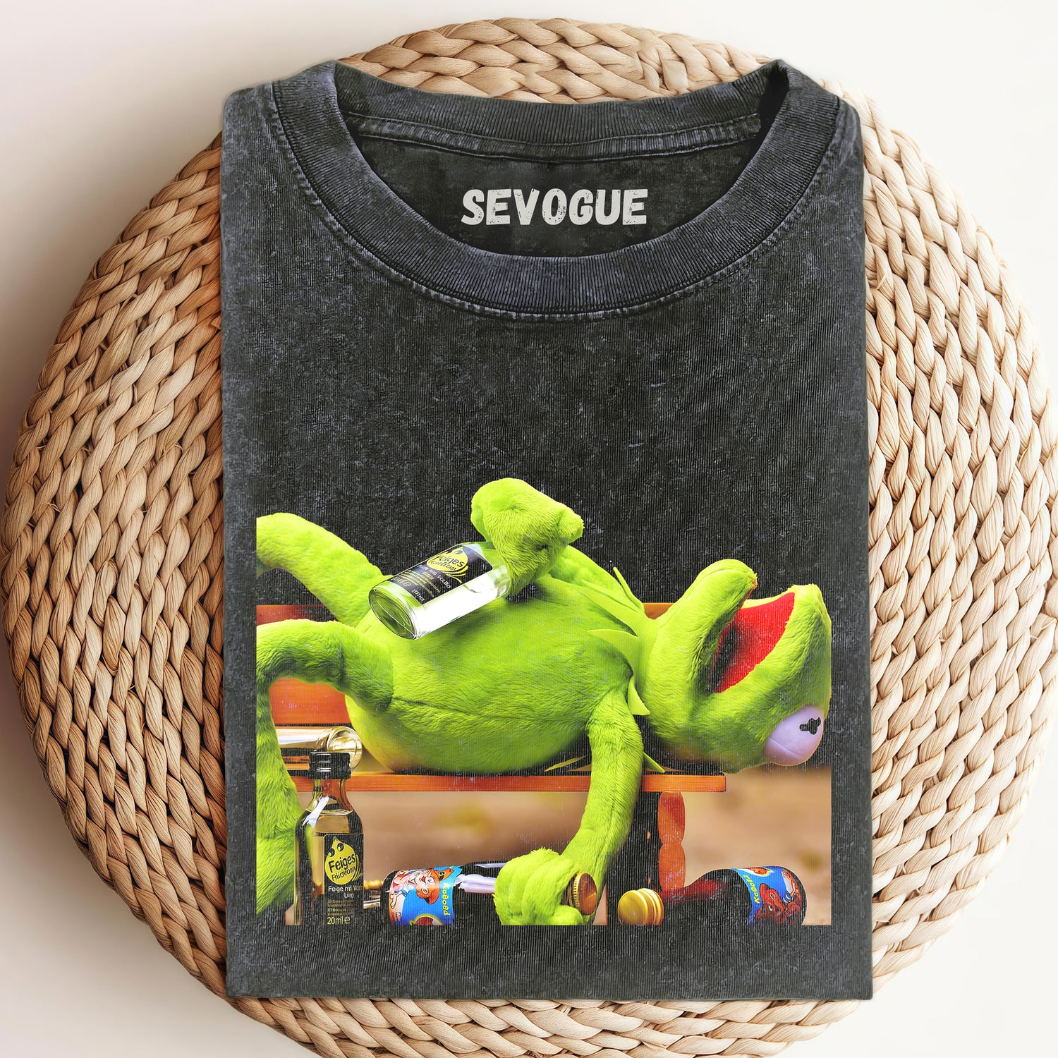 Kermit The Frog Is Drunk Unisex Tee, Sweatshirt & Hoodi