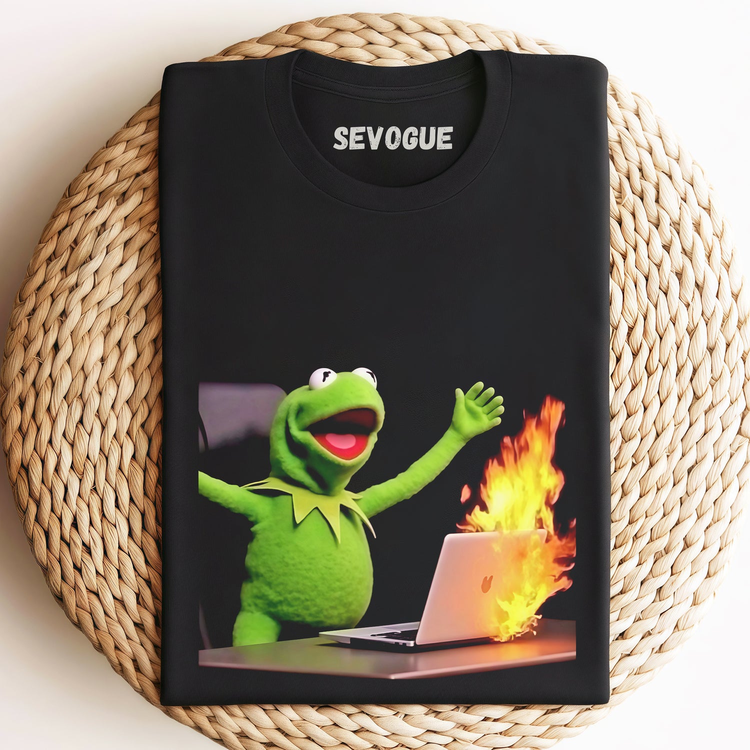 Kermit The Frog Meme V21 Unisex Tee, Sweatshirt & Hoodi
