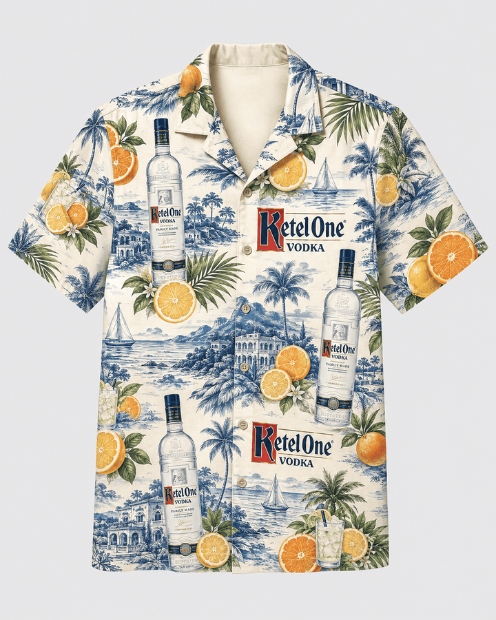 Ketel One Coastal Citrus Hawaiian Shirt