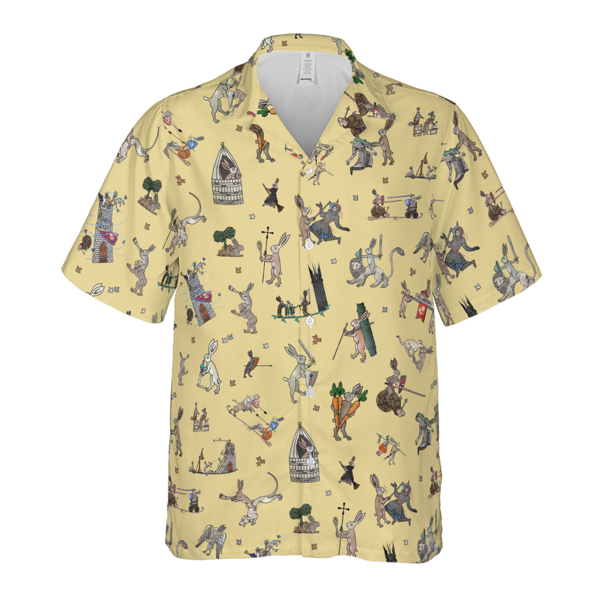 Killer Rabbit The Medieval Marginalia Hawaiian Shirt