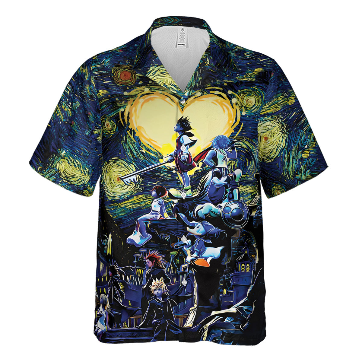 Kingdom Hearts Starry Night Hawaiian Shirt