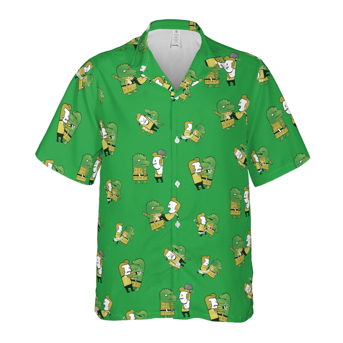Kirk-Fu With Gorn Star Trek Hawaiian Shirt