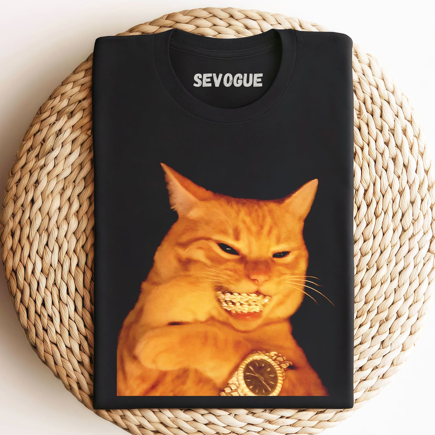 Kitten Grinning Unisex Tee, Sweatshirt & Hoodie